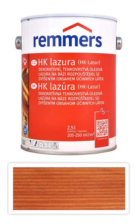 REMMERS HK ochranná lazura na dřevo pro exteriér 2.5 l Teak