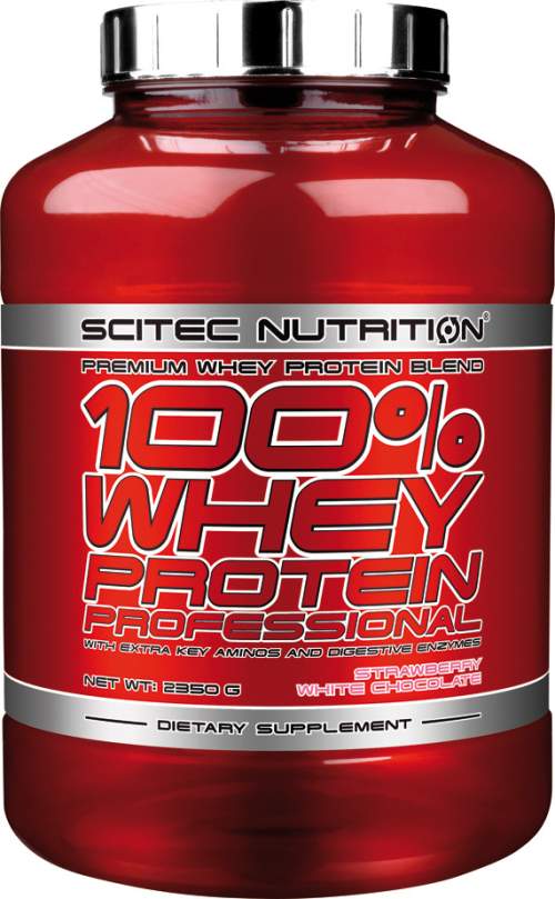 Scitec Nutrition 100% Whey Protein Professional 2350 g Příchuť: vanilka