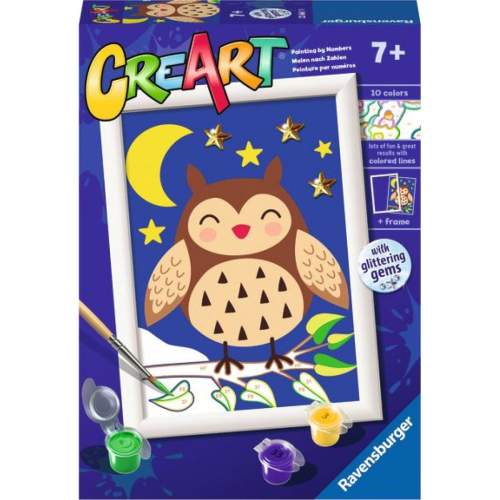 Ravensburger 23661 creart roztomilá sovička
