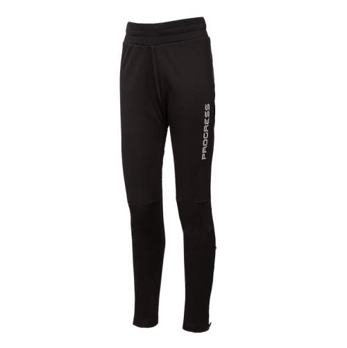 PROGRESS DT COOLIO PANTS Dětské zimní elastické kalhoty, černá, velikost