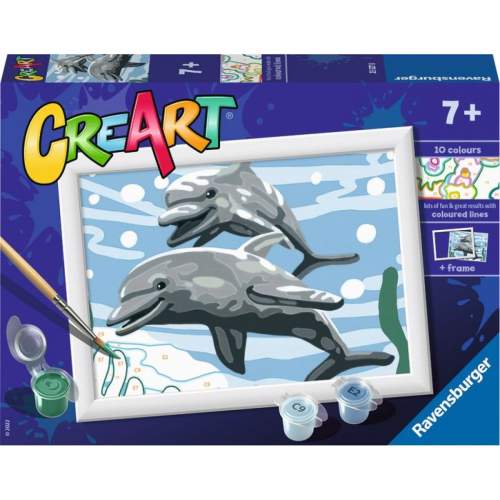 Ravensburger 235278 CreArt Veselí delfíni