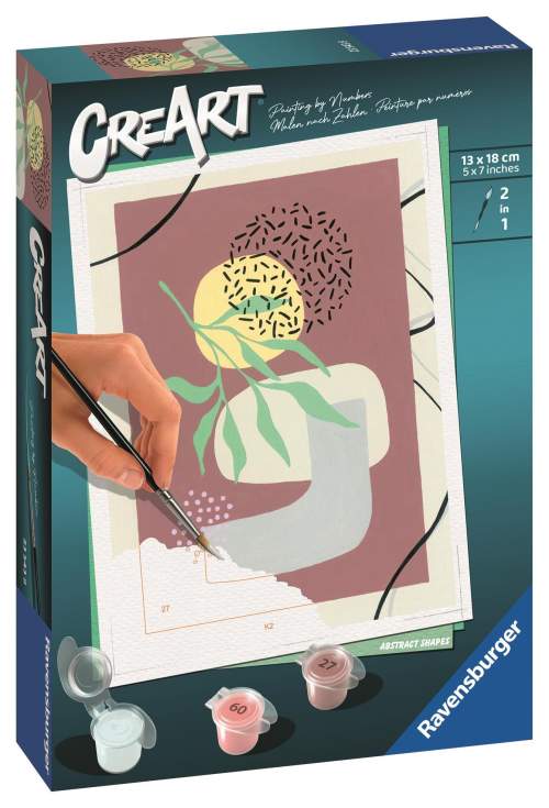 Ravensburger 235438 CreArt Buď šťastný: Abstraktní tvary