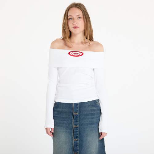 Top adidas Originals Off Shoulder Top White XS