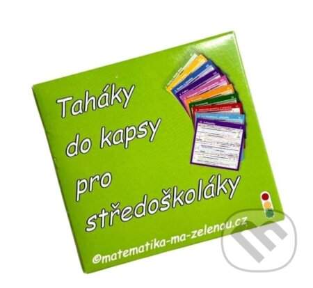 Zuzana Zelená: Taháky do kapsy pro středoškoláky - Matematika (kartičky v krabičce)