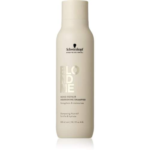 Schwarzkopf Professional Blondme Bond Repair Nourishing Shampoo intenzivně vyživující šampon pro blond vlasy 300 ml