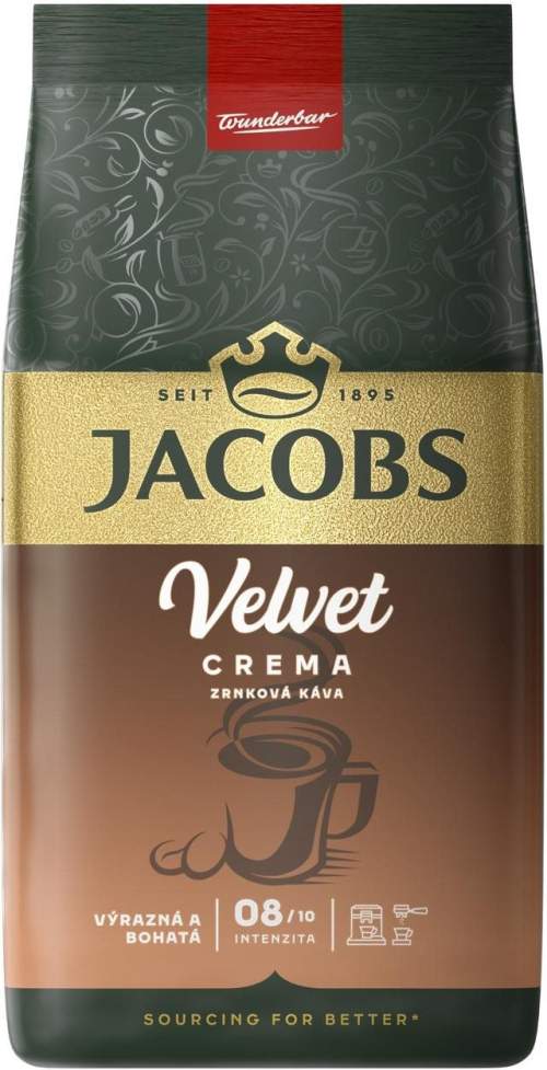 Jacobs Velvet Crema zrnková 500g