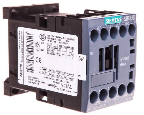 SIEMENS Stykač 3RT2015-1BB41 3RT2015-1BB41