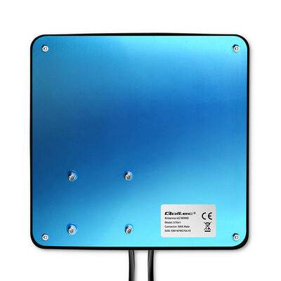Qoltec 57041 4G LTE venkovní anténa 35dBi černá DUAL 2x SMA
