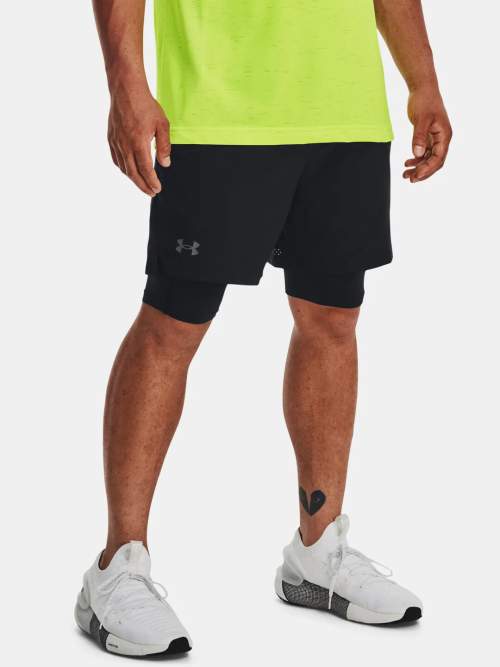 Šortky Under Armour Vanish Woven 2in1 Sts Black/ Black/ Pitch Gray M