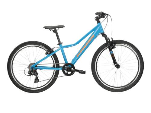 Juniorské kolo Kross Hexagon JR 1.0 24" S 12", 130-150 cm modrá