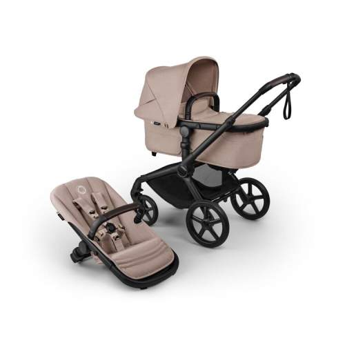 BUGABOO Kočárek kompletní Fox 5 Renew Black / Desert taupe melange
