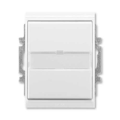 ABB Tlačítko řazení 1/0So ABB Time Element bílá ledová bílá