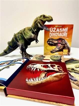 UŽASNÍ DINOSAUŘI - 3D MODEL - Zábavná encyklopedie - čti! uč se! a skládej!