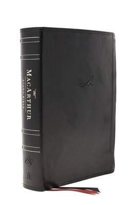 The Esv, MacArthur Study Bible, 2nd Edition, Leathersoft, Black: Unleashing Gods Truth One Verse at a Time - (MacArthur John F.)(Imitation Leather)