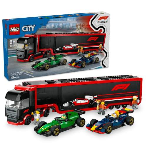 Lego Kamion F1® s vozy RB20 a AMR24
