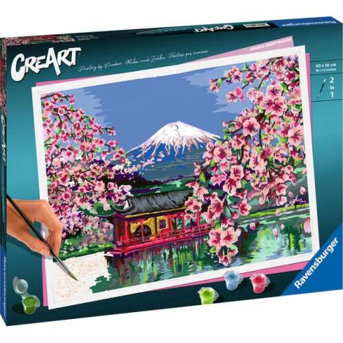 Ravensburger CreArt Japonské třešňové květy / od 14 let / doprodej