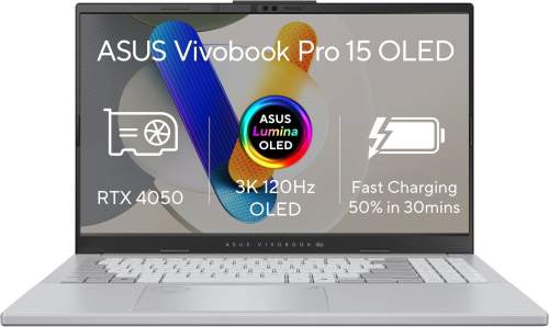 ASUS Vivobook Pro 15 OLED N6506CU-OLED013X Stříbrná