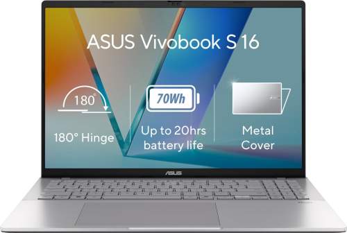 ASUS Vivobook S16 S3607CA-RP006W Cool Silver kovový
