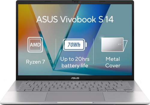 ASUS Vivobook S14 M3407HA-LY014W Cool Silver kovový