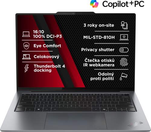 Lenovo TP X9-14 G1, Ultra 5-228V, 14.0˝ 1920 x 1080 FHD, UMA, 32GB, SSD 512GB, W11Pro, 400N, lesklý, 3y PS