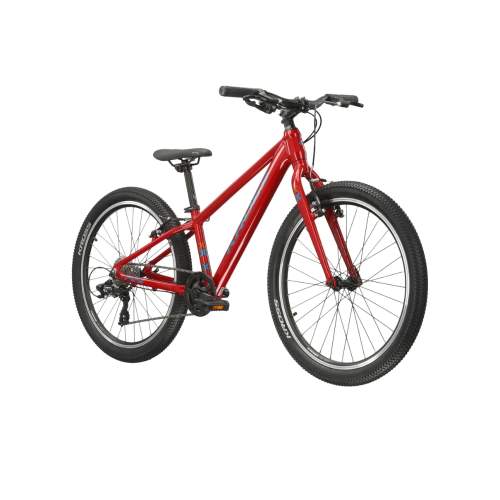 Juniorské kolo Kross LEVEL JR 1.0 24" Gen 007 červená marinový lesk S 12", 130-150 cm