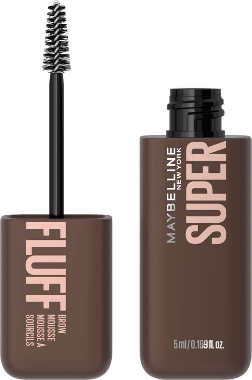 Maybelline Superfluff Brow Mousse gel na obočí pro plný a nadýchaný vzhled 5 ml odstín 260 Deep Brown