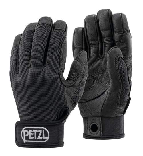 PETZL Rukavice CORDEX kožené ČERNÉ Barva: ČERNÁ - BLACK, Velikost: XL