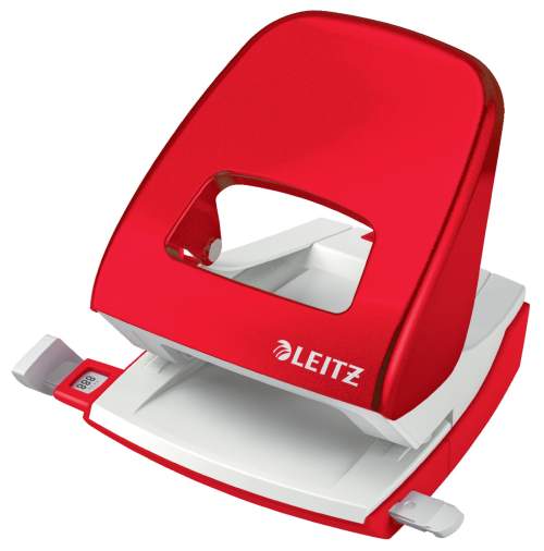 Děrovačka Leitz WOW NeXXt 5008 30 listů, kov, metalická červená