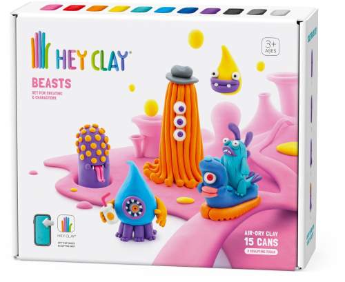 TM Toys Hey Clay kreativní sada - Příšery