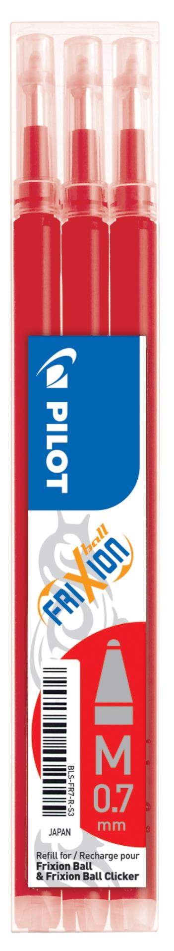 Pilot Náplň pro Frixion červená 3 ks