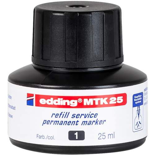 Náhradní permanentní inkoust edding černý
