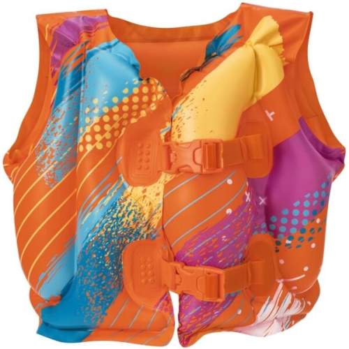 Bestway SWIM VEST Nafukovací plavecká vesta, oranžová