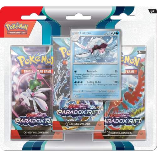 Pokémon TCG: SV04 Paradox Rift 3 Blister Booster